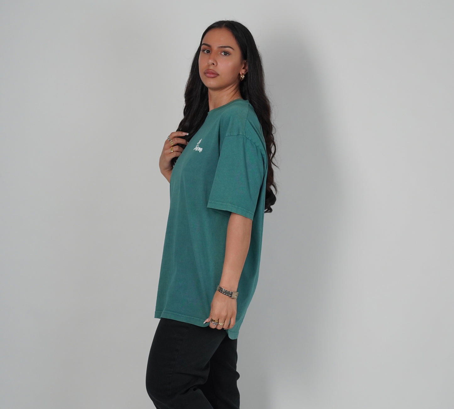 Green Vintage Oversized Tee