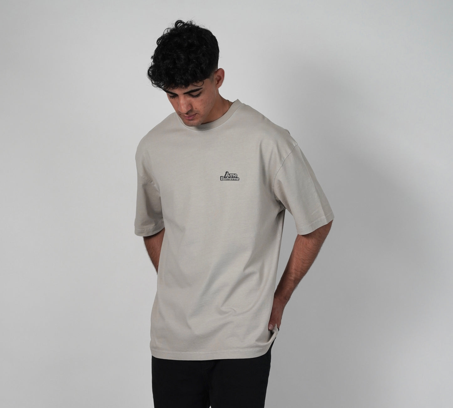 Grey Vintage Oversized Tee