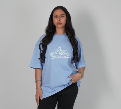 Baby Blue Vintage Oversized Tee