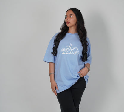 Baby Blue Vintage Oversized Tee