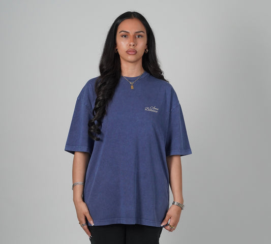 Blue Vintage Oversized Tee