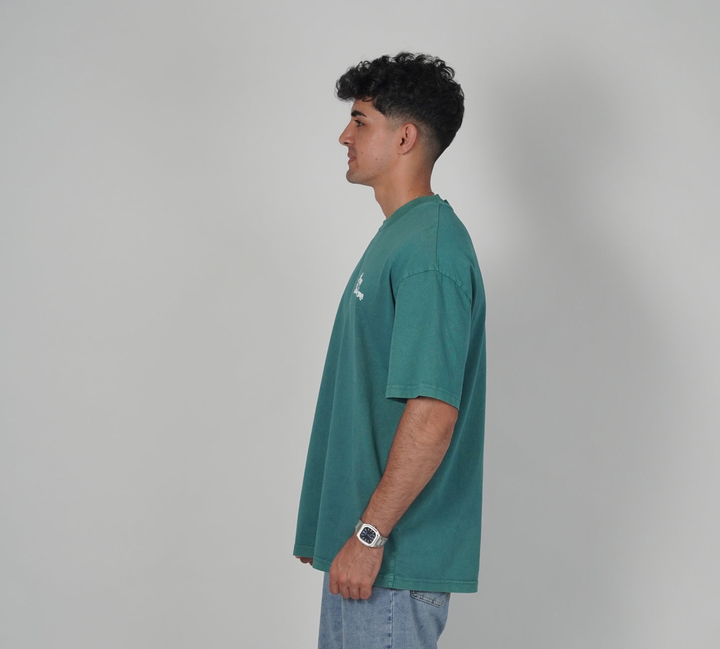 Green Vintage Oversized Tee