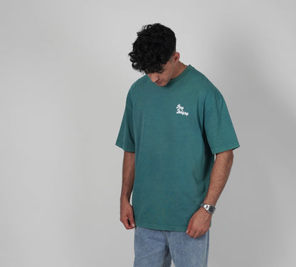 Green Vintage Oversized Tee