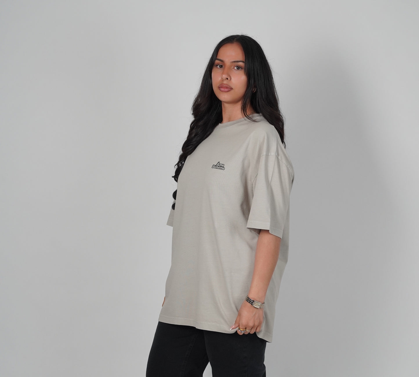 Grey Vintage Oversized Tee