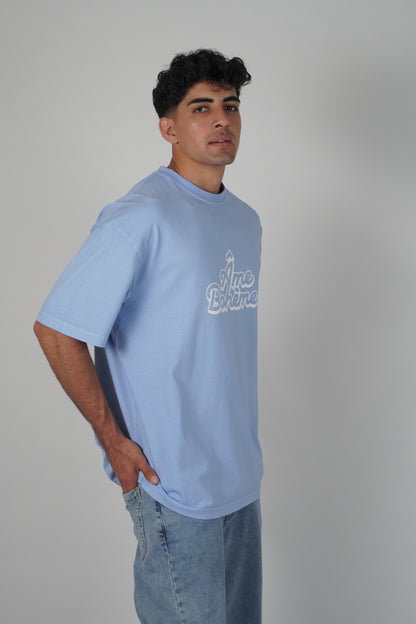 Babyblue Vintage Oversized Tee