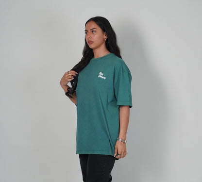 Green Vintage Oversized Tee