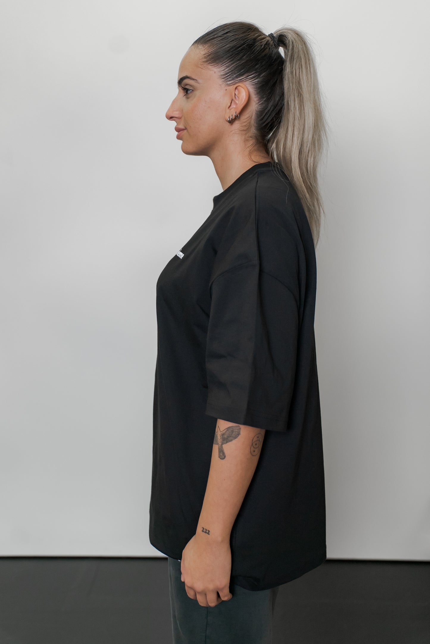 Black Oversized Tee